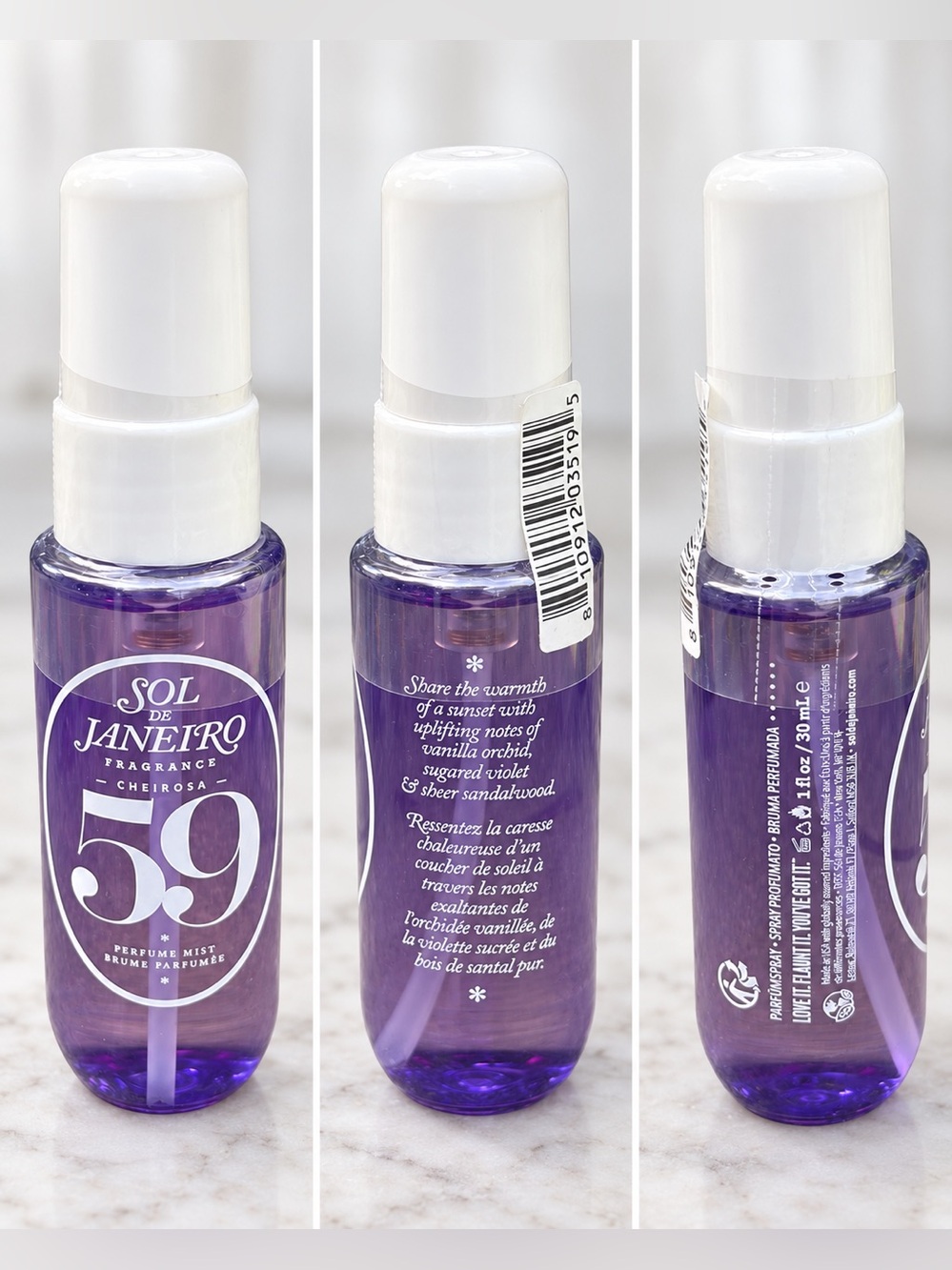 Sol de Janeiro Purple Cheirosa 59 Fragrance Mist Bottle 1.0oz / 30ml